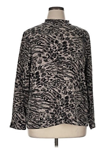 Weekends by Chico's Long Sleeve Blouse (view 1)