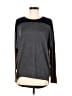 Amanda Vinci Color Block Gray Pullover Sweater Size M - photo 1