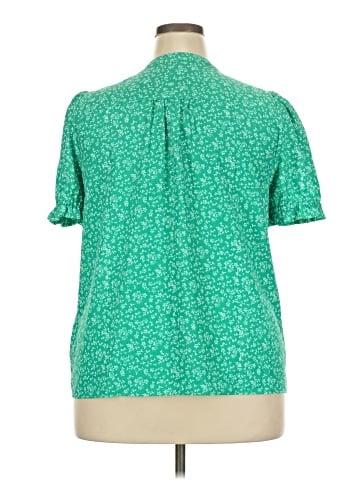 J.Crew Factory Store Short Sleeve Blouse (view 2)