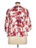 Stella + Ginger 100% Rayon Floral White 3/4 Sleeve Blouse Size XL - photo 2