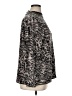 Weekends by Chico's Animal Print Gray Long Sleeve Blouse Size XL - photo 4