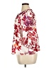 Stella + Ginger 100% Rayon Floral White 3/4 Sleeve Blouse Size XL - photo 5