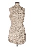 Amanda Uprichard 100% Polyester Silver Cocktail Dress Size M - photo 1