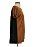 Avec 100% Polyester Brown Short Sleeve Top Size S - photo 4