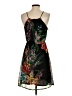 Old Navy 100% Polyester Tropical Black Cocktail Dress Size XS - photo 2