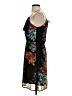 Old Navy 100% Polyester Tropical Black Cocktail Dress Size XS - photo 5