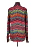 Robert Graham Chevron-herringbone Red Long Sleeve Blouse Size M - photo 2
