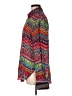 Robert Graham Chevron-herringbone Red Long Sleeve Blouse Size M - photo 5