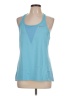 Nike 100% Polyester Blue Active Tank Size L - photo 1