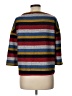 Tribal Jeans Stripes Brown Burgundy Pullover Sweater Size L - photo 2