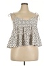 Shein 100% Polyester Ivory Sleeveless Blouse Size XXL - photo 1