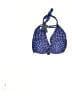 Tempt Me Polka Dots Blue Swimsuit Top Size S - photo 1