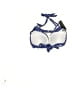 Tempt Me Polka Dots Blue Swimsuit Top Size S - photo 2