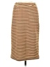 Assorted Brands Stripes Brown Casual Skirt Size S - photo 1