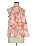 Nine West Orange Sleeveless Blouse Size M - photo 1