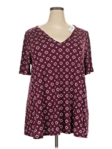Lane Bryant Short Sleeve Top (view 1)