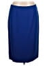 Evan Picone 100% Polyester Solid Blue Formal Skirt Size 12 Petite - photo 1