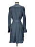 E3 by Etcetera Solid Gray Blue Casual Dress Size 2 - photo 2