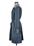 E3 by Etcetera Solid Gray Blue Casual Dress Size 2 - photo 5