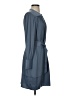 E3 by Etcetera Solid Gray Blue Casual Dress Size 2 - photo 4