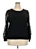 By Design Black Long Sleeve Top Size 2X - photo 1