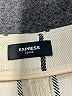Express 100% Cotton Stripes Ivory Shorts Size 8 - photo 3