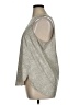 Athleta Metallic Silver Sleeveless Blouse Size XL - photo 5