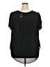 Torrid Black Short Sleeve Blouse Size 2X Plus (2) - photo 2