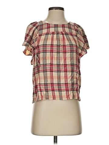 Maeve by Anthropologie Short Sleeve Blouse (view 1)