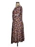 Torrid Print Brown Casual Dress Size 1X Plus (1) - photo 5