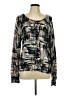 Studio Works Black Long Sleeve Blouse Size L - photo 1
