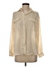 Uniqlo 100% Polyester Ivory Long Sleeve Blouse Size XS - photo 1