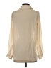 Uniqlo 100% Polyester Ivory Long Sleeve Blouse Size XS - photo 2
