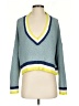 Urban Outfitters Color Block Blue Pullover Sweater Size S - photo 1