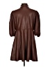 Dolce Cabo 100% Polyurethane Brown Coat Size L - photo 2