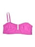 DKNY Solid Pink Swimsuit Top Size L - photo 1