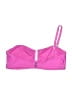 DKNY Solid Pink Swimsuit Top Size L - photo 2