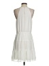 Naked Zebra 100% Polyester Solid White Casual Dress Size S - photo 2