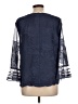 Chico's 100% Rayon Blue 3/4 Sleeve Blouse Size Lg (2) - photo 2