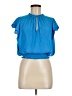 Ramy Brook Blue Short Sleeve Blouse Size M - photo 1