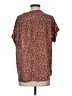 Caslon 100% Modal Brown Short Sleeve Blouse Size S - photo 2