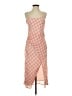 Lulus 100% Polyester Checkered-gingham Pink Casual Dress Size S - photo 1