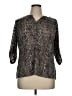 Cathy Black 3/4 Sleeve Blouse Size XL - photo 1