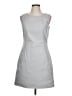 Theory Solid Gray Casual Dress Size 10 - photo 1