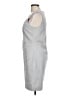 Theory Solid Gray Casual Dress Size 10 - photo 5