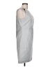 Theory Solid Gray Casual Dress Size 10 - photo 4