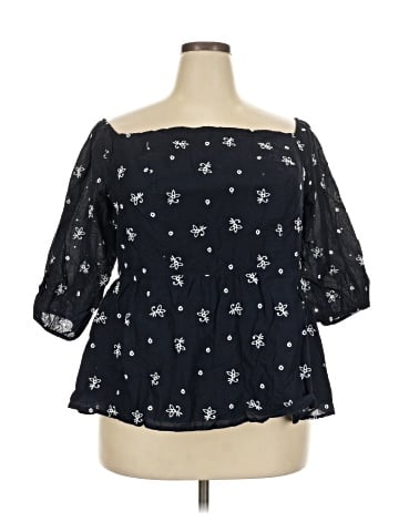 Lane Bryant 3/4 Sleeve Blouse (view 1)
