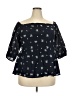 Lane Bryant Black 3/4 Sleeve Blouse Size 18 - photo 1