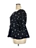 Lane Bryant Black 3/4 Sleeve Blouse Size 18 - photo 5