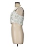 Blu Pepper 100% Polyester White Sleeveless Blouse Size L - photo 5